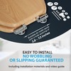 SANILO Wooden Toilet Seat with Soft Close [ROUND] - Decorative,