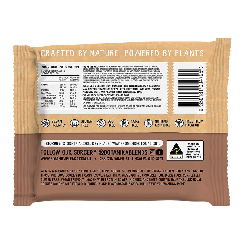 Botanika Bickies - Choc Choc Boom Flavour, 60g