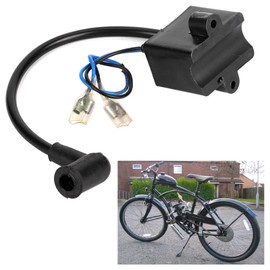 Kuuleyn Engine Ignition Coil Part Fit for 49cc 60cc 66cc 80cc 2 Stroke Engine Motorized Bicycle Bike CDI