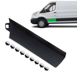 Front Left Driver Side Cargo Sliding Door Body Molding Door Panel Plastic Trim Fits for Ford Transit-150 Transit-250 Transit-350 Transit-350 HD Cargo Van 2015 2016 2017 2018 2019 BK3Z6120939AA