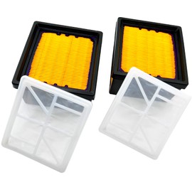 Kurihina Compatible with 2pcs 525470601 Air Filter Fits Husqvarna K770 K760 Concrete Cut Off Saws Replacement #574362302