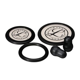 3M Littmann Kit de Piezas de Repuesto para Estetoscopio Classic III, Cardiology IV y CORE, Modelo 40016, Color Negro