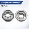M METERXITY 10-Pack F683ZZ Flanged Ball Bearing, 3 x 7
