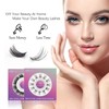 QDMEYEA DIY Eyelash Extensions 0.07mm D Curl 16mm Natural Single