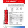 Sil-Bond RTV 6500 High Temperature Industrial Construction Grade Silicone -