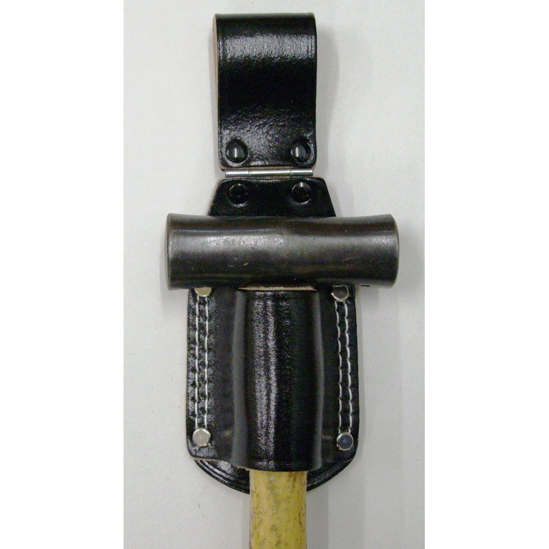 Kozuchi CE-34C Black Bed Leather Hammer Slot with Hinges, Double