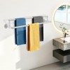 Double Towel Racks for Bathroom, 24 inch Double Towel Bar,