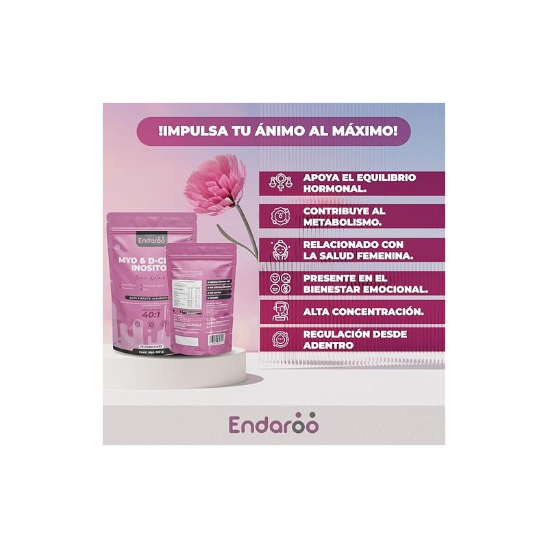 Myo Inositol Chiro 150 Fórmula Polvo Alta Pureza Apoyo Equilibrio