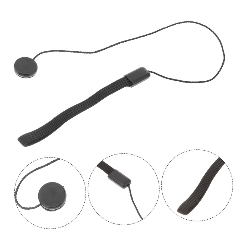 LALAFINA 20Pcs Lens Caps Keeper String Holder Lost Elastic Leash