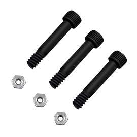 YAOAWE 3 Pack Pellet Grill Auger Motor Shaft Nut & Bolt Set Fit for Traeger, Pit Boss, Z-Grills, Rec Tec and Most Pellet Grills, AC Pellet Grill Shaft Nut & Bolt of Auger Motor
