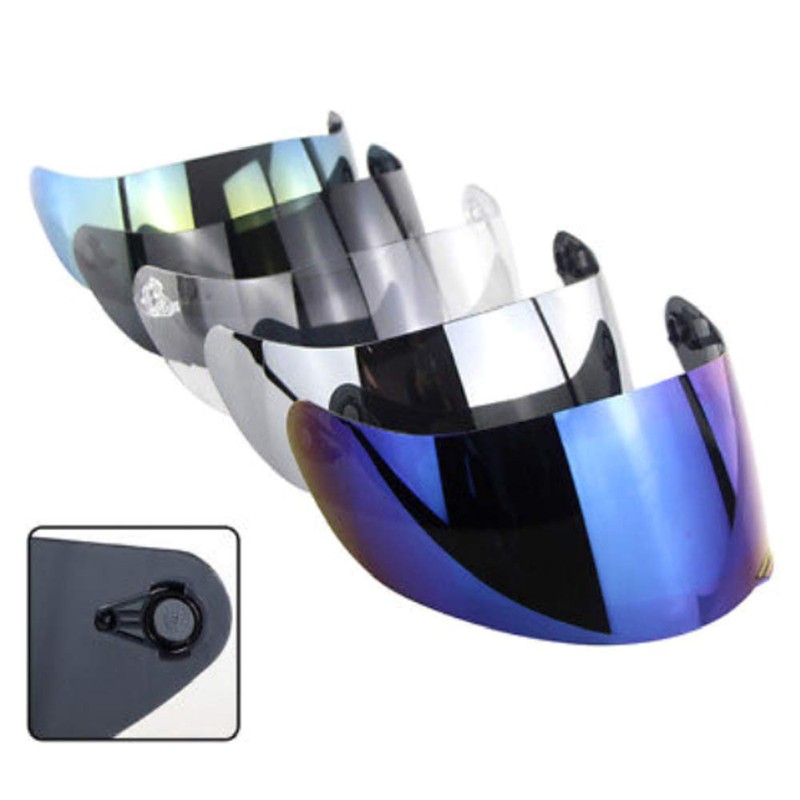 LOUJIN Motorcycle Windshield Helmet Lens Visor Full Face Fit for