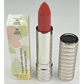 Clinique Long Last Soft Matte Lipstick #50 MATTE BEAUTY NIB FULL SIZE RARE!