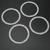 4PCS Bling Car Speaker Cover Vehicle Door Audio Speaker Reflective