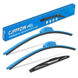 CJPPPZIW Windshield Wipers-16 Inch+16 Inch+12 Inch Replacement for 2018 2019 2020 2021 2022 2023 2024 Jeep Wrangler Wiper Blades for My Car,Quality Front Blue Windshield Wiper Blades(Set of 3)
