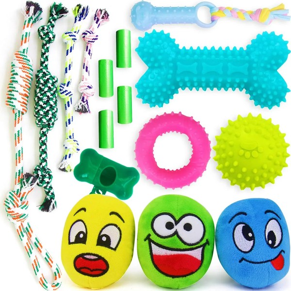 loncoldy loncoldy 16 Pack Puppy Teething Toys, Puppy Toys, Dog