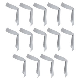 PATIKIL Head Ties Headbands, 14 Pcs Ninja Karate Headband Adjustable Sports Tie Back Sweat Wicking Workout Head Band for Men Women Running Tennis Yoga, Light Gray