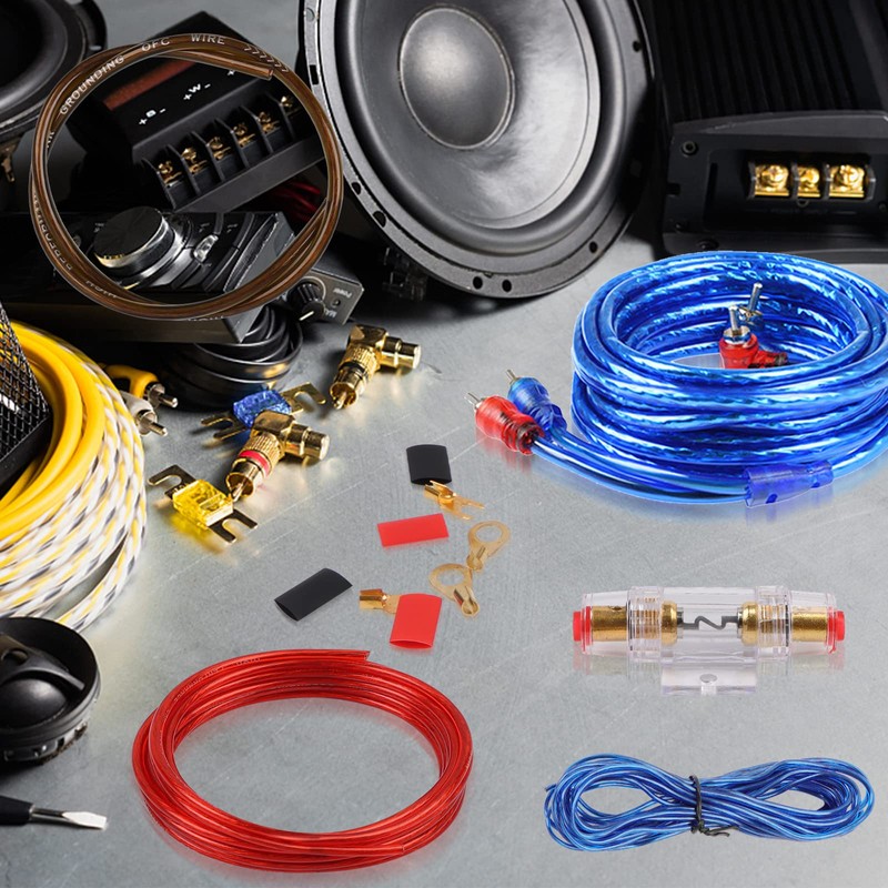 Amplifier Cable Set, Connection Set, Car Amplifier Cable Set, Subwoofer