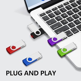 Flash Drive - memoria USB (1 GB, 2 GB, 4 GB, 8 GB, 16 GB, 32 GB), Colores mixtos: 10 unidades., 512MB
