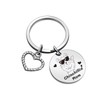 ZQEOU Chinchilla Lover Keychain Chinchilla Gift Chinchilla Mom Keychain Chinchilla