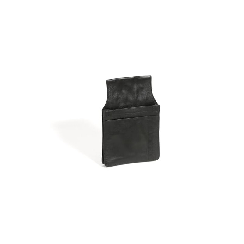 Waiter bag case LEAS, Genuine Leather, black - ''LEAS Special