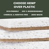 Isshah Plant-Based Kitchen Sponges - Natural, Eco-Friendly, Biodegradable Sisal Hemp