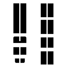 Fusion Decals Racing Stripes with Self Healing Premium Wrap