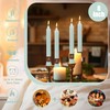Fresh Mint Green Taper Candlesticks 8 Inch Handmade Smokeless Taper
