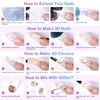 GELLAKTIK All-in-One Solid Builder Nail Gel Kit: 60g Hard Gel