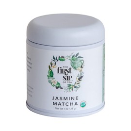 Matcha Jasmine Green Tea Powder, Pure, USDA Certified Organic, The Spice Hut, 1 ounce