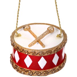Regency International 3.5" Toy Drum Ornament