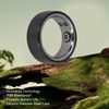 Smart Ring Health Tracker Step Counting Ceramic Surface Sleep Tracking