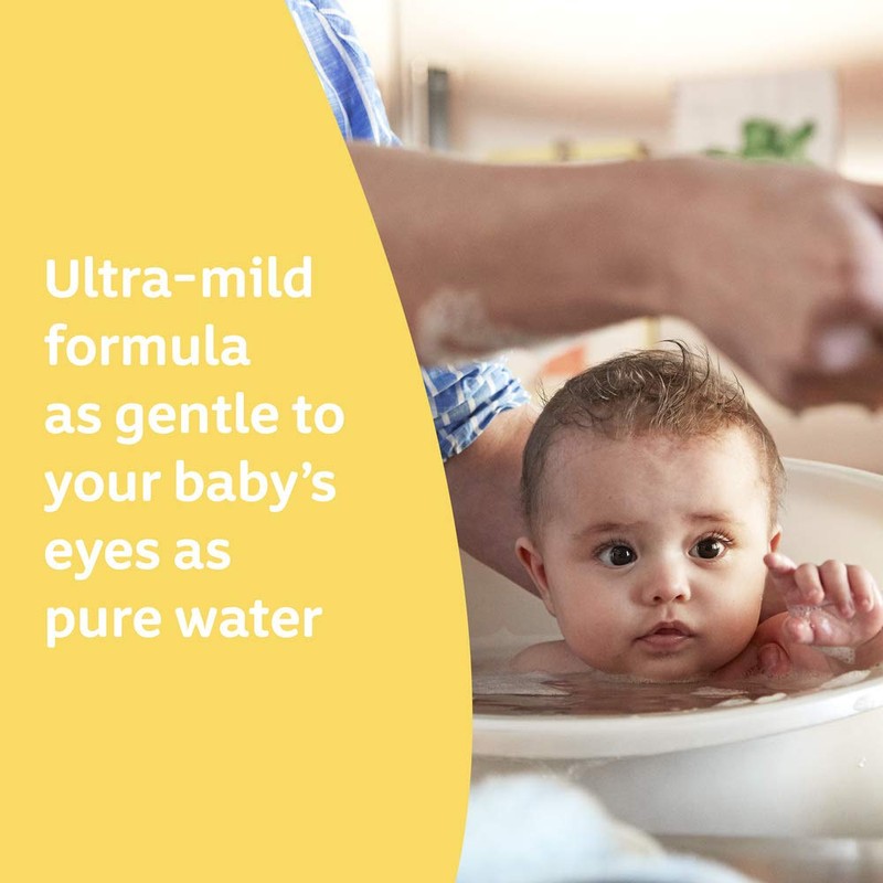 Johnson's Baby wash and shampoo for baths, head-to-toe, tear free,