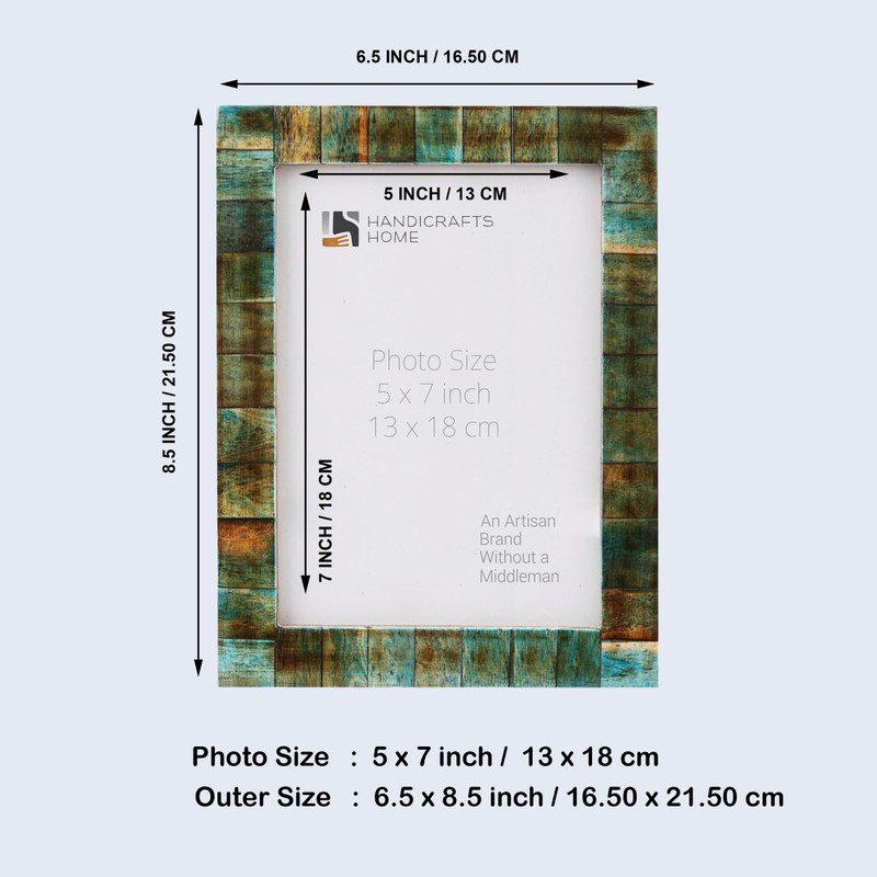 Handicrafts Home Bone Picture Frames Chic Boho Wall Décoration Table