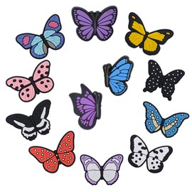 XQNB Butterfly Shoe Charms for Women Shoes Decoration Bag Charm for Girls Boys Teens Wen Women Party Favor