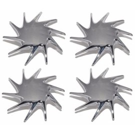 BB Auto Set of 4 New Aftermarket Chrome Wheel Hub Center Caps Replacements for 1998-1999 Ford Windstar Van