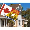 3×5 FT Canada New Brunswick Flag, Novel Large 100D Canadian