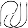 AGOOL Circle Hook Black High Carbon Steel Hook Chemically Sharpened