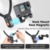 VRIG Magnetic Neck Mount for GoPro,DJI Osmo Action 5Pro/4/3,Magnetic Necklace