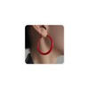 Red Hoop Earrings for Women 80s Hoop Earrings Neon Hoops