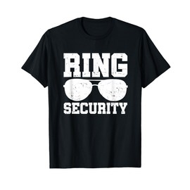 Ring Security-Ring Bearer Boys Wedding Party Gift T-Shirt