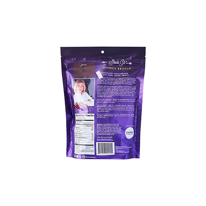 Sheila G's, Brownie Brittle Dark Chocolate, 5 oz