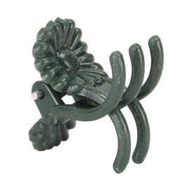 Aqur2020 Stem Clip, Flower Stems Fixing Support Clips Tool 100 Pack Orchid Clips, for Courtyard Greenhouse Planting(No Thimble Inside The Clip)