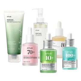 Kit Anua Heartleaf Skincare Coreano Limpieza Profunda Poros                                                                                           