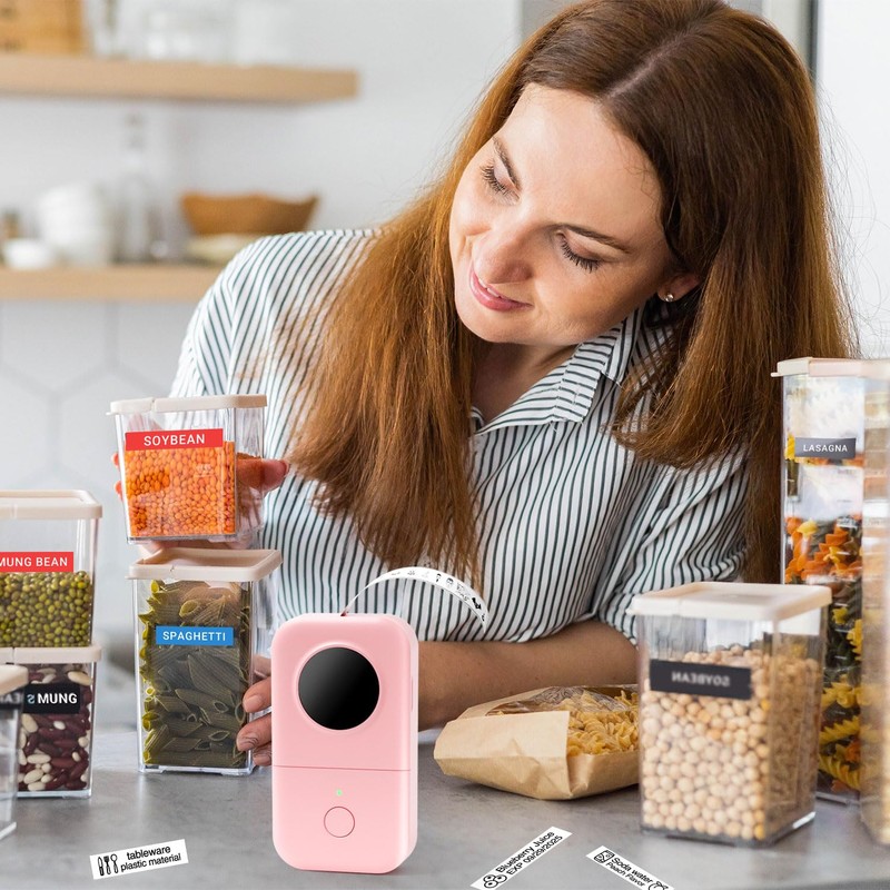 Phomemo D30 Label Maker Machine with Tape Mini Bluetooth Label