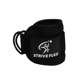 Ankle Straps for Cable Machines - One Size Fit with Premium Padding, Glute Kickback Ankle Strap for Women & Men, Booty Workouts, Hip Abductors & Lower Body Exercises Equipment (Black)