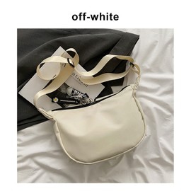 kingsea Women Dumpling Bag, Medium Nylon Crescent Bag, Women Crossbody Bag, Women's Underarm Bag for Traveling, Gatherings