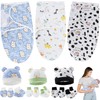 Saco para Dormir Ajustable 3 PCS, Swaddle para Bebé de