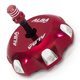 ATV Gas Cap compatible with Yamaha YFZ450 and YFZ450R and YFZ 450X all years and models Billet aluminum Red