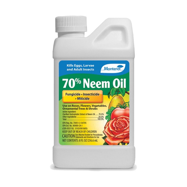 Monterey LG6128 Concentrate 8OZ 70% Neem Oil, 16 oz, Brown