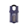 Squire Heavy Duty Padlock (CP60CS) - Toughest Closed Shackle - 5 Wheel Combination Padlock - Alloy Steel for Corrosion Resistance - Weatherproof Lock for Home, School & Garage (Blue, 60 mm)